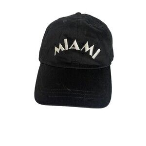 Victoria's Secret  PINK  "Miami" Adjustable Black Hat Cap Casual